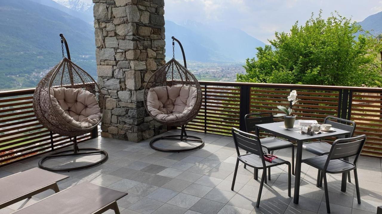 Wine Hotel Retici Balzi Poggiridenti Eksteriør billede